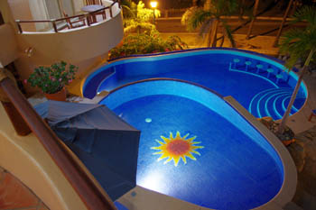 Swimming Pool at Night